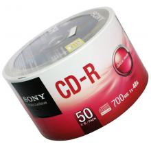 索尼（SONY）CD-R 光盘刻录盘 48速700MB 空白光盘 单个