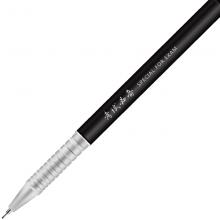 得力(deli)连中三元0.5mm黑色中性笔 考试水笔签字笔 全针管 12支盒S106