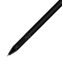 得力(deli)0.5mm磨砂杆黑色中性笔水笔 子弹头签字笔 12支/盒S65