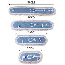 思洁平推尘推 铝合金地板平板拖把 单个布头 60CM