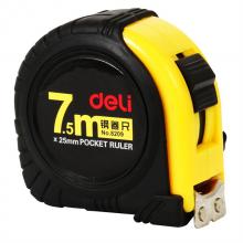 得力（deli） 3m 5m 7.5m全包胶钢卷尺 工程 测量专用 8209 (7.5m)