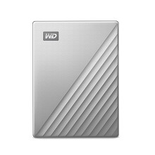 西部数据(WD)1TB USB3.0移动硬盘My Passport Ultra2.5英寸 银色金属外壳(硬件加密 自动备份)WDBC3C0010BSL