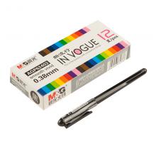 晨光(M&G)文具K35/0.5mm黑色中性笔 经典按动子弹头签字笔 办公水笔 12支/盒